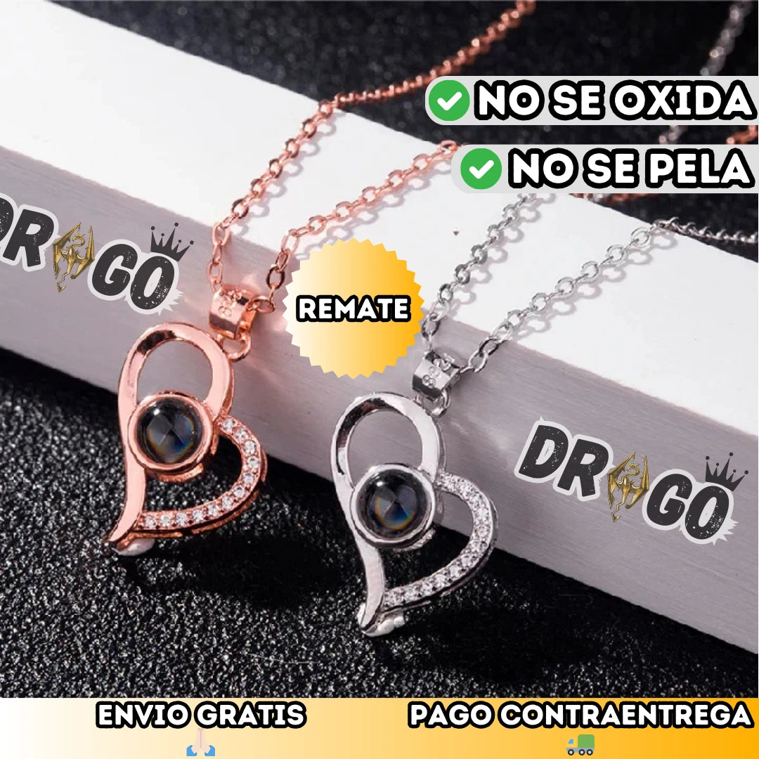 Collar InfiLove™🌹|Baño Oro Rosa 18K+ Caja de lujo 🎁 Gratis